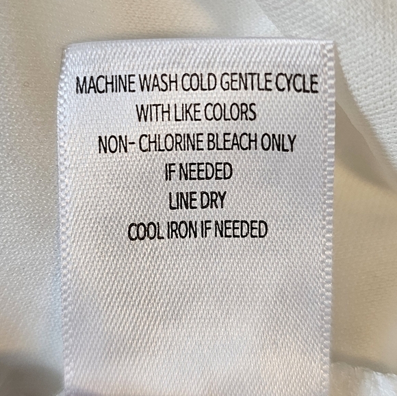 NWOT The General Good Elegant White Lace Button-Up Top, MED - Picture 6 of 9